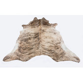 All Natural Hides and Sheepskins Light Brindle Natural Cowhide Rug