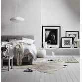 All Natural Hides and Sheepskins Silver Grey Natural Cowhide Rug