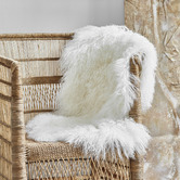 All Natural Hides and Sheepskins Frost Mongolian Sheepskin Rug