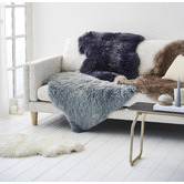 All Natural Hides and Sheepskins Soft Brown Sheepskin Rug