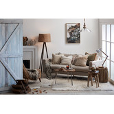 All Natural Hides and Sheepskins White Natural Cowhide Rug