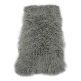All Natural Hides and Sheepskins Serenity Mongolian Sheepskin Throw