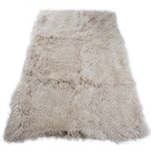 All Natural Hides and Sheepskins Mongolian Sheepskin Blanket