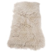 All Natural Hides and Sheepskins Bilay Mongolian Sheepskin Throw