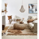 All Natural Hides and Sheepskins Ice Mongolian Sheepskin Cushion
