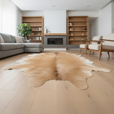 All Natural Hides and Sheepskins Jersey Natural Cowhide Rug