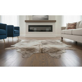 All Natural Hides and Sheepskins Light Brindle Natural Cowhide Rug