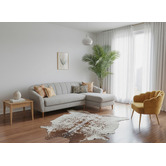 All Natural Hides and Sheepskins Brown Speckled Natural Cowhide Rug