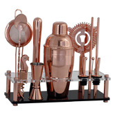 Gimlet Lane 14 Piece Copper Cocktail Set