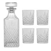 Gimlet Lane 5 Piece Evoke Decanter &amp; DOF Glass Set