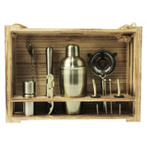 Gimlet Lane 11 Piece Cocktail Maker with Hanging Stand Set