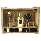 Gimlet Lane 11 Piece Cocktail Maker with Hanging Stand Set