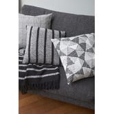Bedding House Honshu Black Square Cushion