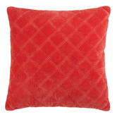 Bedding House Vercors Velvet Coral Square Cushion
