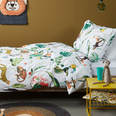 Bedding House Crazy Jungle Cotton Single Quilt Cover Set