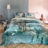 Bedding House Green Canopy Cotton Quilt Cover Set
