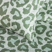 Bedding House Green Fabrice Cotton Quilt Cover Set