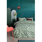 Bedding House Green Fabrice Cotton Quilt Cover Set