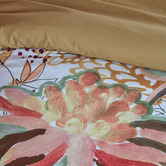 Bedding House Multi-Colour Scarlett Cotton Quilt Cover Set