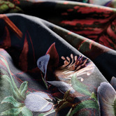 Bedding House Dark Green Dusk to Dawn Cotton Sateen Quilt Cover Set