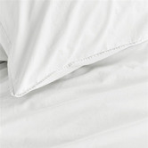 Bedding House White Basic Organic Cotton Quilt Cover Set