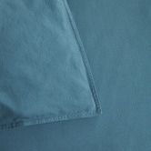 Bedding House Blue &amp; Grey Basic Organic Cotton Quilt Cover Set