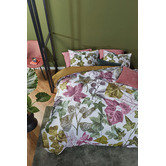 Bedding House Multi-Colour Ivy Cotton Quilt Cover Set