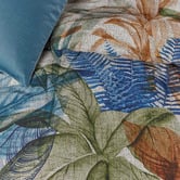 Bedding House Blue Isla Cotton Sateen Quilt Cover Set