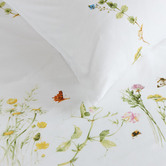 Bedding House White Pasture Cotton Quilt Cover Set