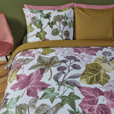 Bedding House Multi-Colour Ivy Cotton Quilt Cover Set