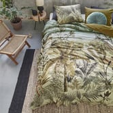 Bedding House Green Banda Cotton Quilt Cover Set