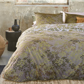 Bedding House Green Pantalla Cotton &amp; Bamboo Quilt Cover Set