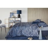 Bedding House Blue Pantalla Cotton &amp; Bamboo Quilt Cover Set