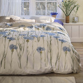 Bedding House Sand Cornflower Cotton Quilt Cover Set