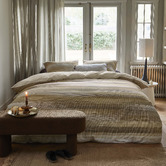 Bedding House Natural Elie Cotton Quilt Cover Set