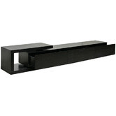 Harper &amp; Hindley Black Helin Extendable Entertainment Unit