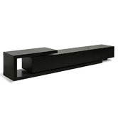 Harper &amp; Hindley Black Helin Extendable Entertainment Unit