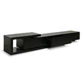 Harper &amp; Hindley Black Helin Extendable Entertainment Unit