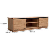 Harper &amp; Hindley Guetta Messmate Wood TV Unit