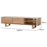 Harper &amp; Hindley Caridad 2 Drawer TV Unit