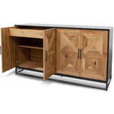 Harper &amp; Hindley Lucius 4 Door Oak Wood Sideboard