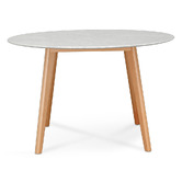 Harper &amp; Hindley Lennon Italian Carrara Marble Dining Table