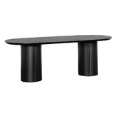 Harper &amp; Hindley Black Storm Dining Table