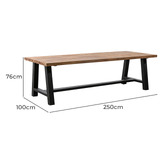 Harper &amp; Hindley Mason Acacia Wood Outdoor Dining Table