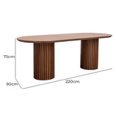 Harper &amp; Hindley Natural Storm Dining Table