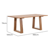 Harper &amp; Hindley Wayne Messmate Wood Dining Table