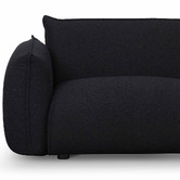 Harper &amp; Hindley Black Jacque 3 Seater Boucle Sofa