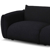 Harper &amp; Hindley Black Jacque 3 Seater Boucle Sofa