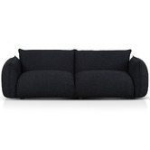 Harper &amp; Hindley Black Jacque 3 Seater Boucle Sofa