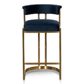 Harper &amp; Hindley 65cm Astrid Velvet Bar Stool